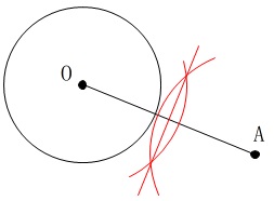 作図問題の解き方と入試問題 角の二等分線 垂線 円の接線他