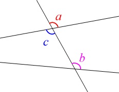 平行線の同位角と錯角を利用して角度を求める問題の解き方